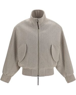 Jacquemus Le Bomber Losange Off - Gray