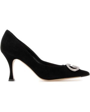 Gucci Logo Pumps - Black