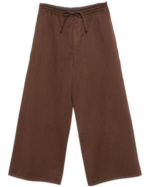 Loewe Paula's Ibiza Cotton Drawstring Pants - Brown