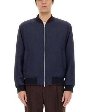 Dries Van Noten Reversible Bomber Jacket - Blue