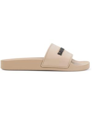 Balenciaga Pool Slides - White