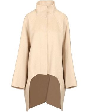 Alaïa Alaïa Asymmetrical Coat - Natural