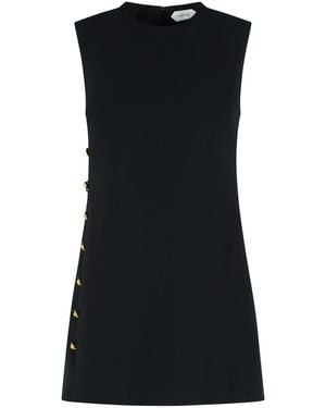 Versace Cady Viscose Dress - Black