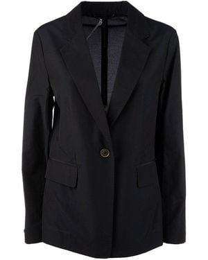 Peserico Clothing Blazers & Gilets - Black
