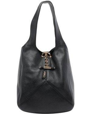 Chloé Balloon Shoulder Bag - Black