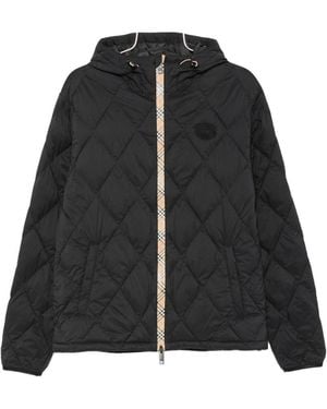 Burberry Hescott Nylon Blouson Jacket - Black