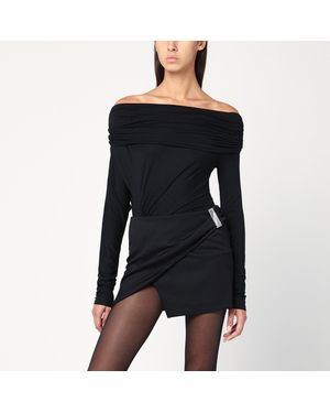 ANDAMANE Zoe Off-The-Shoulder Top - Black