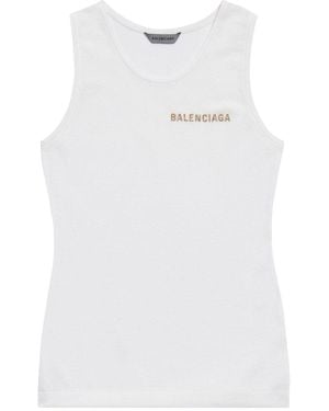 Balenciaga Tank Top - White