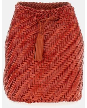 Dragon Diffusion Pompom Bucket Bag - Red