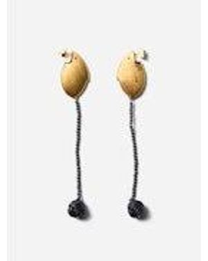 Jacquemus Les Poissons-Lunes Earrings - White