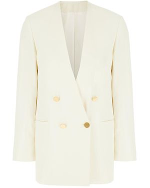 Alberta Ferretti Clothing Blazers & Gilets - White