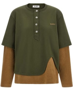 The Attico Trompe L'Oeil Sweatshirt - Green