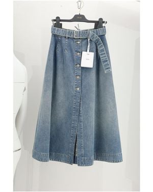 Dior Dior Eth-Jupe Denim Nd-Stone - Blue