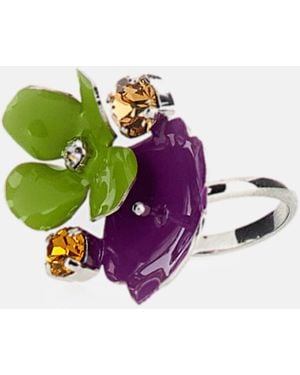 Marni Floral Ring With Flower - Multicolor