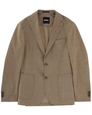 BOSS Premium Leather Jacket - Brown