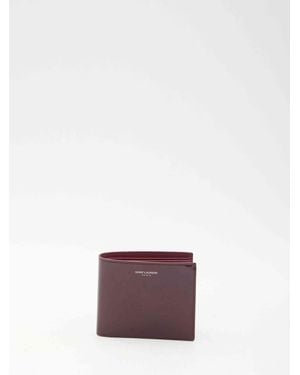 Saint Laurent Paris East/West Wallet - Purple