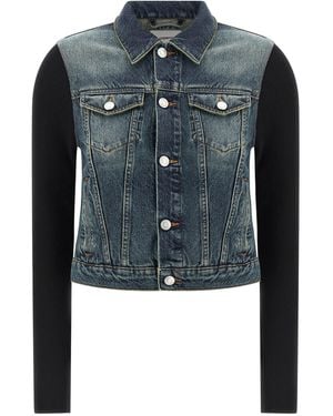 Coperni 'Hybrid Rib Denim' Jacket - Blue