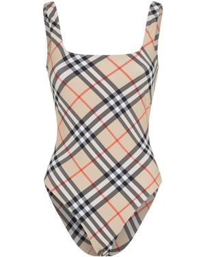 Burberry One Piece Check - Multicolor