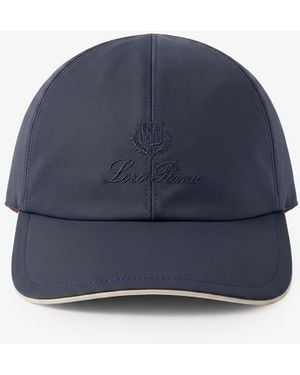 Loro Piana Technical Fabric Hat - Blue