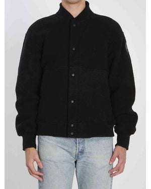 Canada Goose Hudson Fleece Bomber Jacket - Black