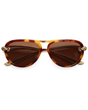 Bottega Veneta Sunglasses - Brown