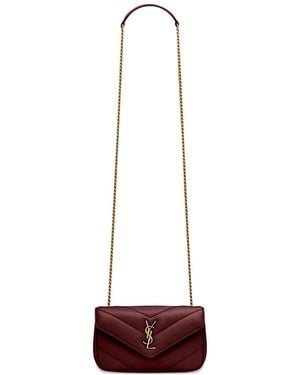 Saint Laurent Loulou Mini Bag - White