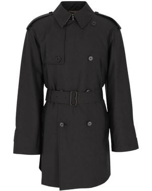 Burberry Clothing Coats - Black