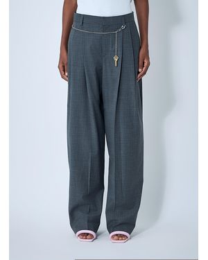 Alexander Wang Tailored Wool Pants - Blue