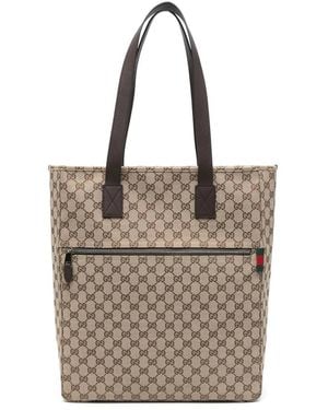 Gucci Neutrals Tote Bags - Brown