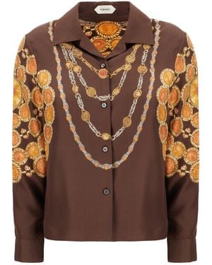Versace Clothing Shirts - Brown