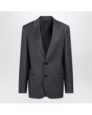 Gucci Light Pinstripe Wool Jacket - Blue