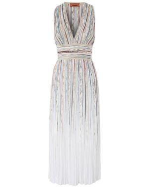 Missoni Printed Mini Dress - White