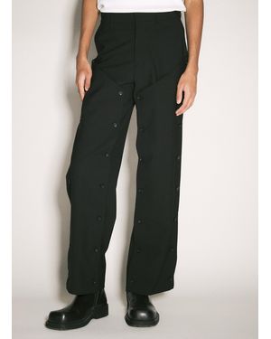 Y. Project Y/Project Button Panel Pants - Black