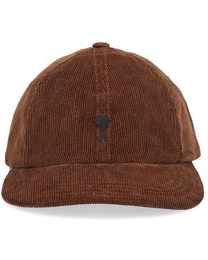 Ami Paris Ami Cap - Brown