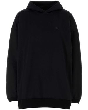 Gucci Cotton Blend Oversize Sweatshirt - Black