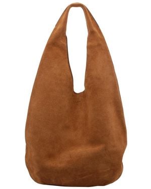 A.P.C. Suede Le Neige Shoulder Bag - Brown