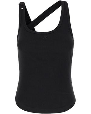 Courreges Clothing Tops - Black