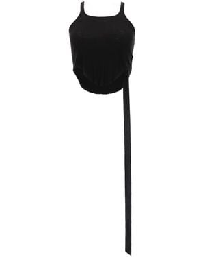 Rick Owens Sleeveless Tops - Black