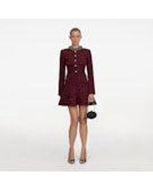 Self-Portrait Dresses - Red