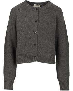 Weekend by Maxmara Button-Down Cardigan - Gray
