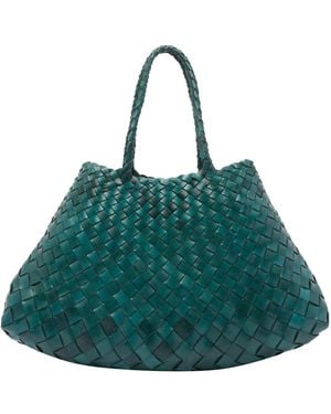 Dragon Diffusion Small Santa Croce Handbag - Blue