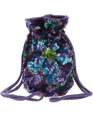 P.A.R.O.S.H. P.A.R.O.S.H. 'Gla' Shoulder Bag - Blue