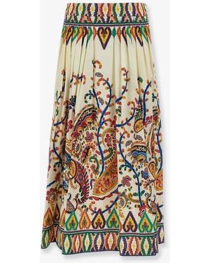 Etro Cotton Skirt - White