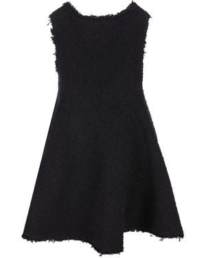 Celine Tweed Mini Dress - Black