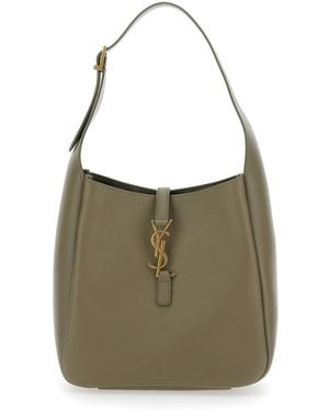 Saint Laurent 'Le 5 Ã€ 7' Shoulder Bag With Cassandre Detail - Green