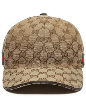 Gucci Web Baseball Cap - Brown