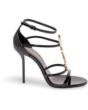 Saint Laurent 'Cassandra Ysl' Sandals - White