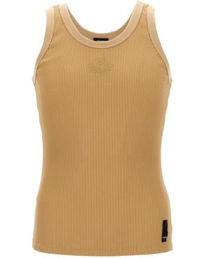 Fendi Stretch Nylon Tank Top - Natural