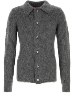 Gucci Mohair Cardigan - Gray