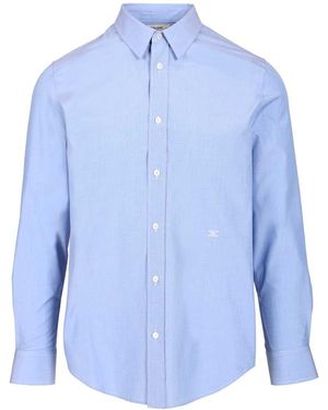 Celine Classic Cotton Poplin Shirt - Blue